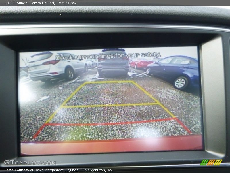 Red / Gray 2017 Hyundai Elantra Limited