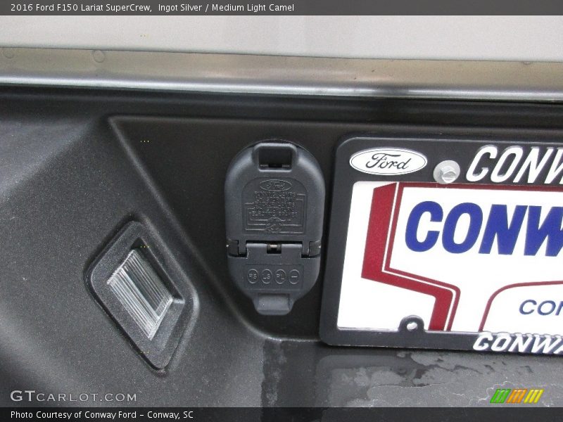 Ingot Silver / Medium Light Camel 2016 Ford F150 Lariat SuperCrew
