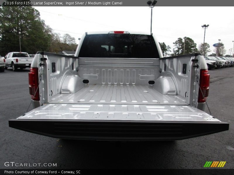 Ingot Silver / Medium Light Camel 2016 Ford F150 Lariat SuperCrew