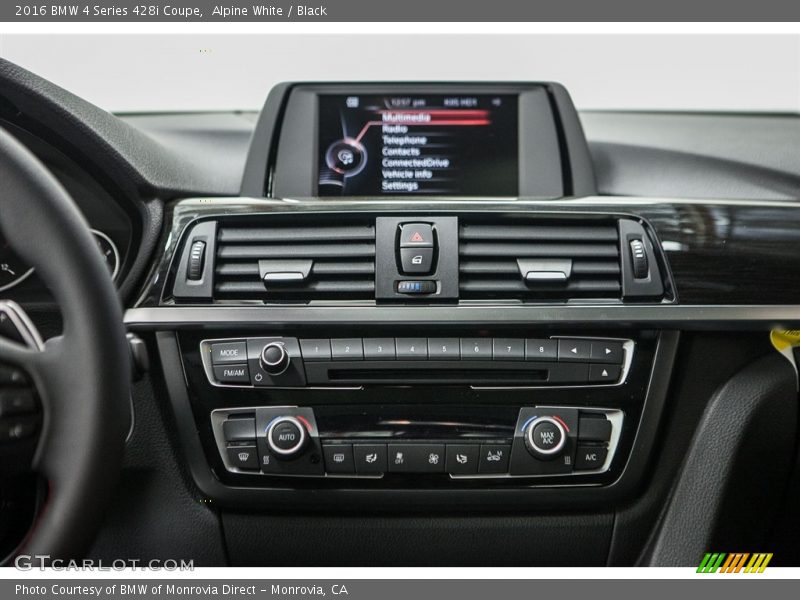 Alpine White / Black 2016 BMW 4 Series 428i Coupe