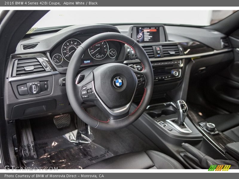 Alpine White / Black 2016 BMW 4 Series 428i Coupe