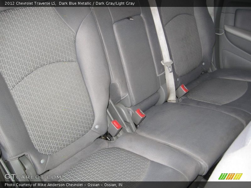 Dark Blue Metallic / Dark Gray/Light Gray 2012 Chevrolet Traverse LS