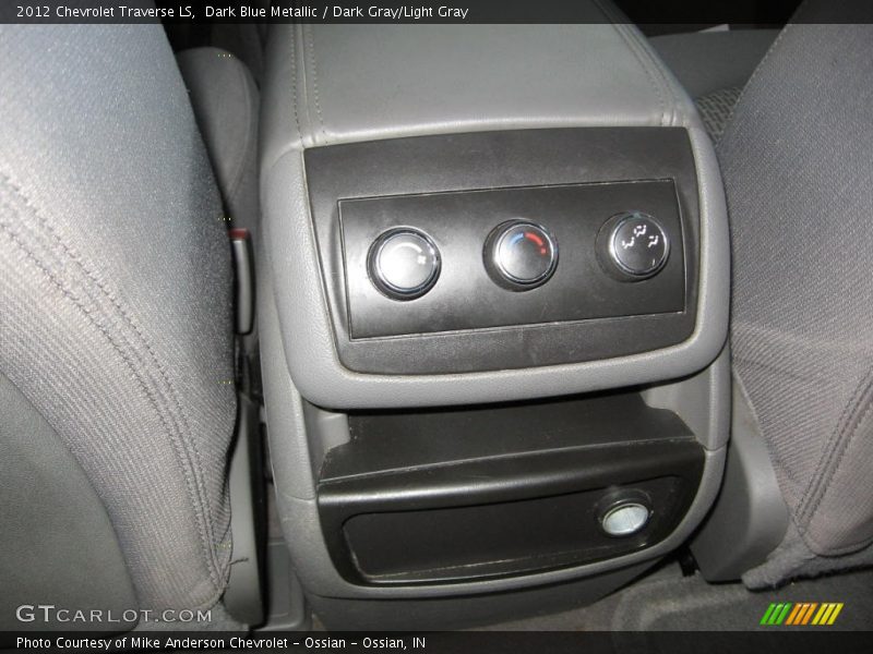 Dark Blue Metallic / Dark Gray/Light Gray 2012 Chevrolet Traverse LS