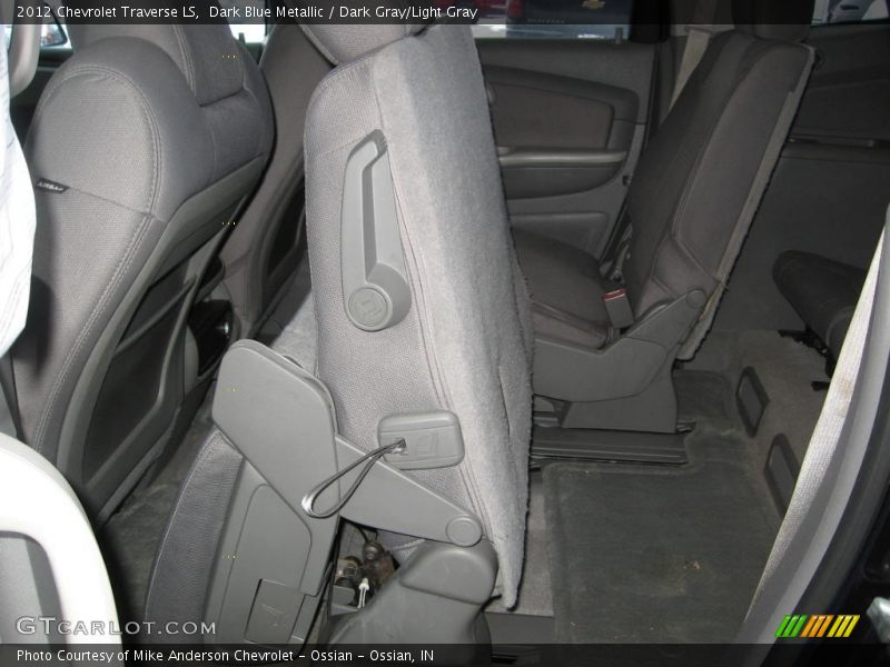 Dark Blue Metallic / Dark Gray/Light Gray 2012 Chevrolet Traverse LS