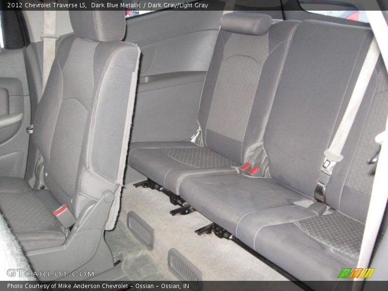 Dark Blue Metallic / Dark Gray/Light Gray 2012 Chevrolet Traverse LS