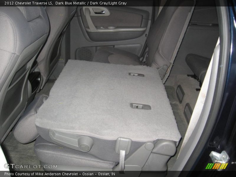 Dark Blue Metallic / Dark Gray/Light Gray 2012 Chevrolet Traverse LS