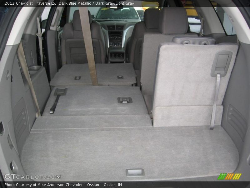 Dark Blue Metallic / Dark Gray/Light Gray 2012 Chevrolet Traverse LS
