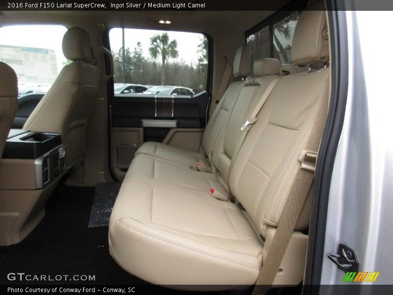Ingot Silver / Medium Light Camel 2016 Ford F150 Lariat SuperCrew