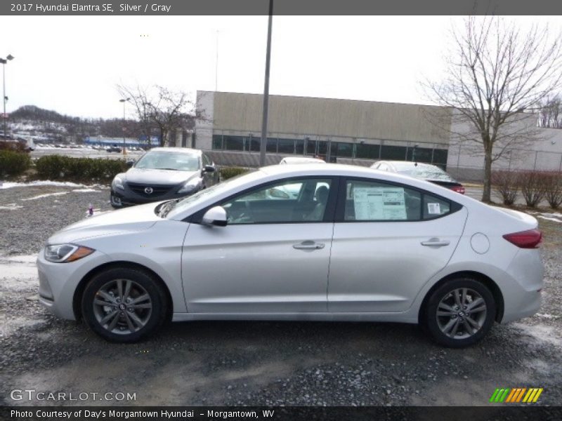 Silver / Gray 2017 Hyundai Elantra SE