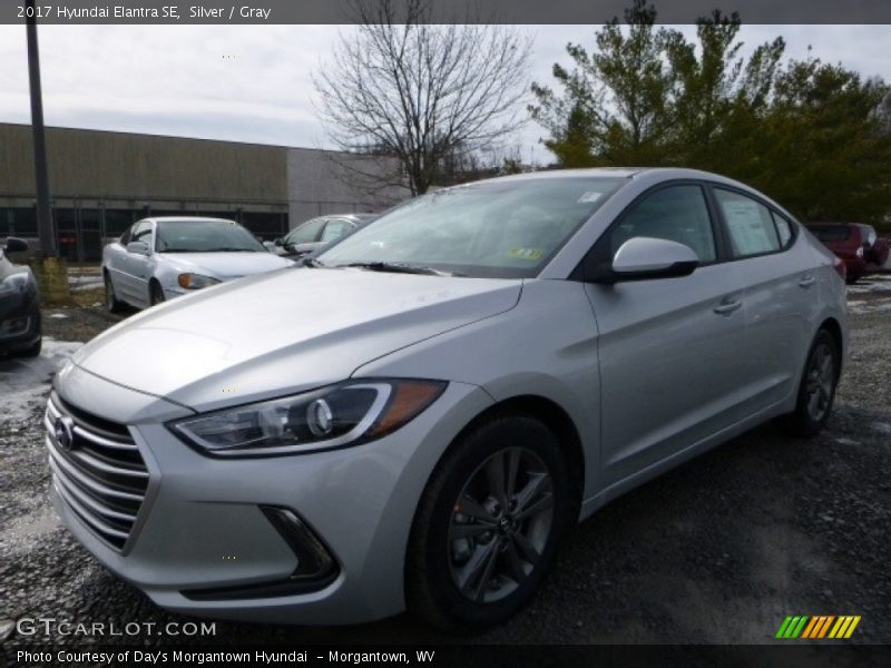 Silver / Gray 2017 Hyundai Elantra SE