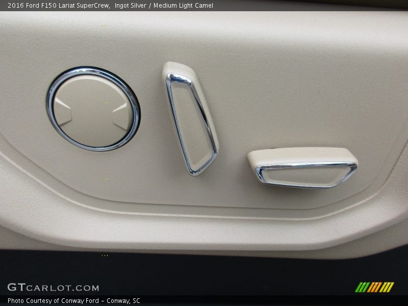 Ingot Silver / Medium Light Camel 2016 Ford F150 Lariat SuperCrew
