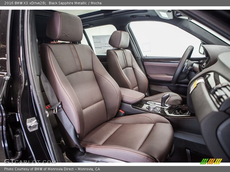  2016 X3 xDrive28i Mocha Interior
