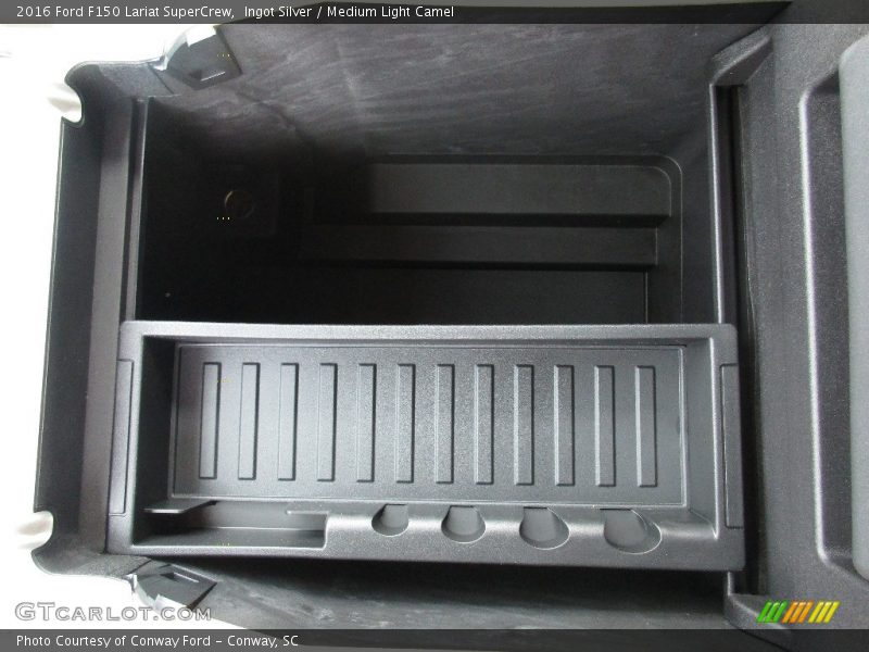 Ingot Silver / Medium Light Camel 2016 Ford F150 Lariat SuperCrew