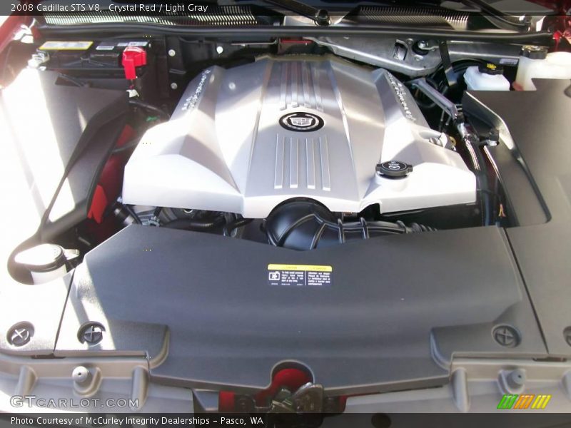 Crystal Red / Light Gray 2008 Cadillac STS V8