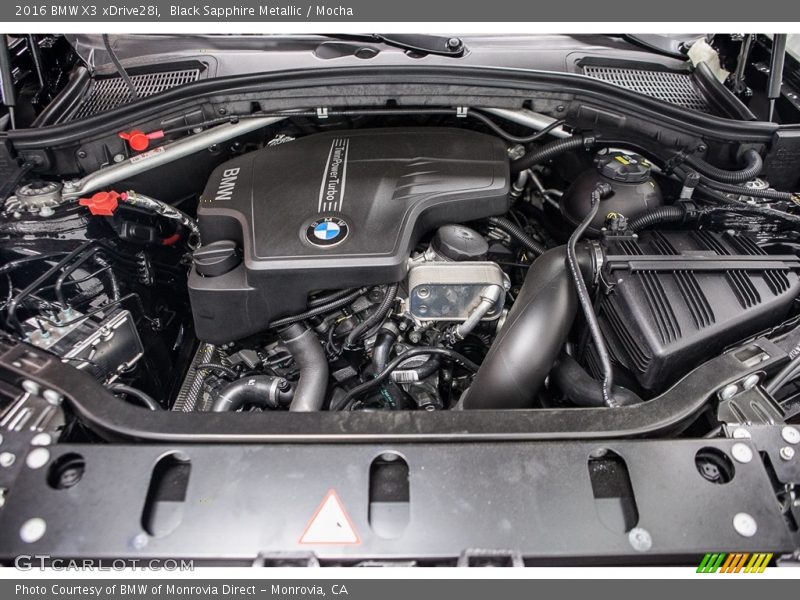  2016 X3 xDrive28i Engine - 2.0 Liter TwinPower Turbocharged DI DOHC 16-Valve VVT 4 Cylinder