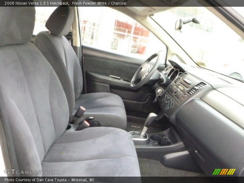 Fresh Powder White / Charcoal 2008 Nissan Versa 1.8 S Hatchback