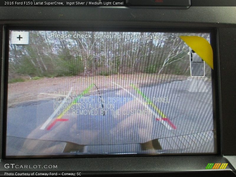 Ingot Silver / Medium Light Camel 2016 Ford F150 Lariat SuperCrew
