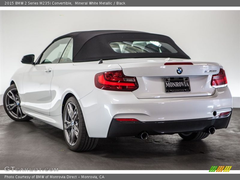Mineral White Metallic / Black 2015 BMW 2 Series M235i Convertible