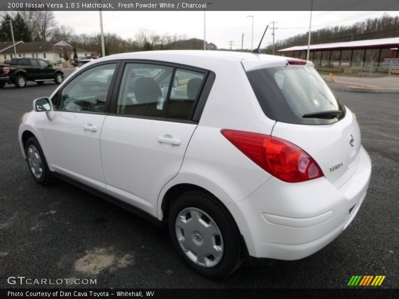 Fresh Powder White / Charcoal 2008 Nissan Versa 1.8 S Hatchback