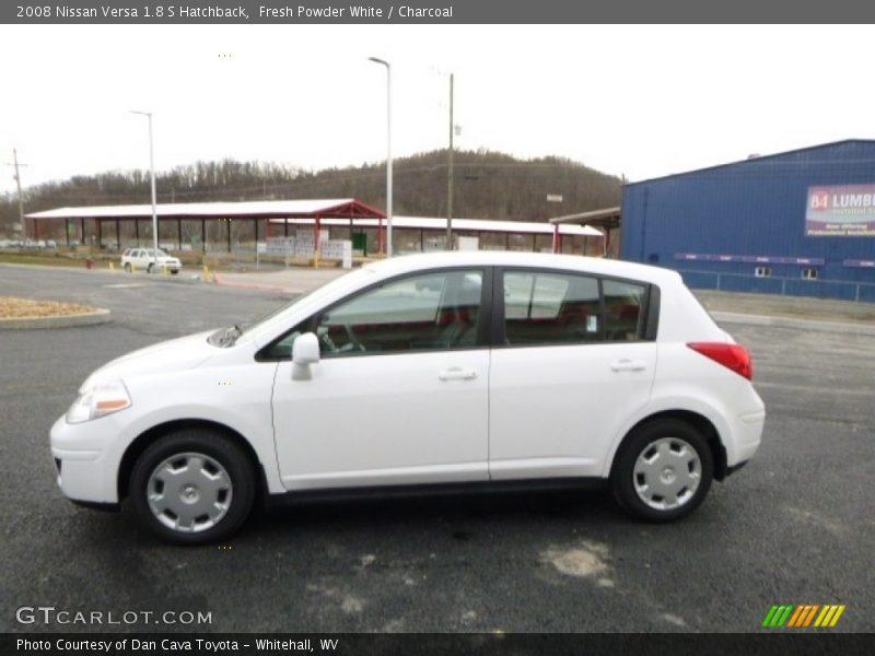 Fresh Powder White / Charcoal 2008 Nissan Versa 1.8 S Hatchback