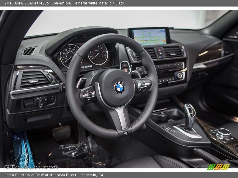 Mineral White Metallic / Black 2015 BMW 2 Series M235i Convertible