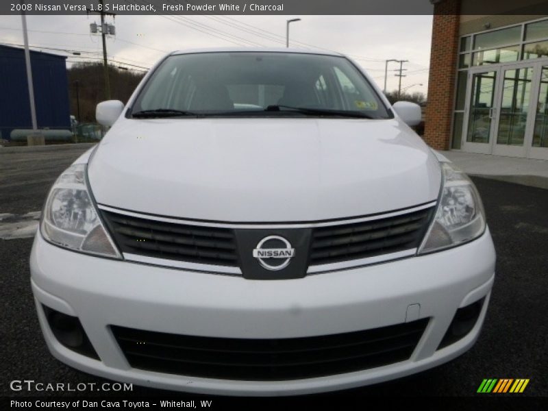 Fresh Powder White / Charcoal 2008 Nissan Versa 1.8 S Hatchback