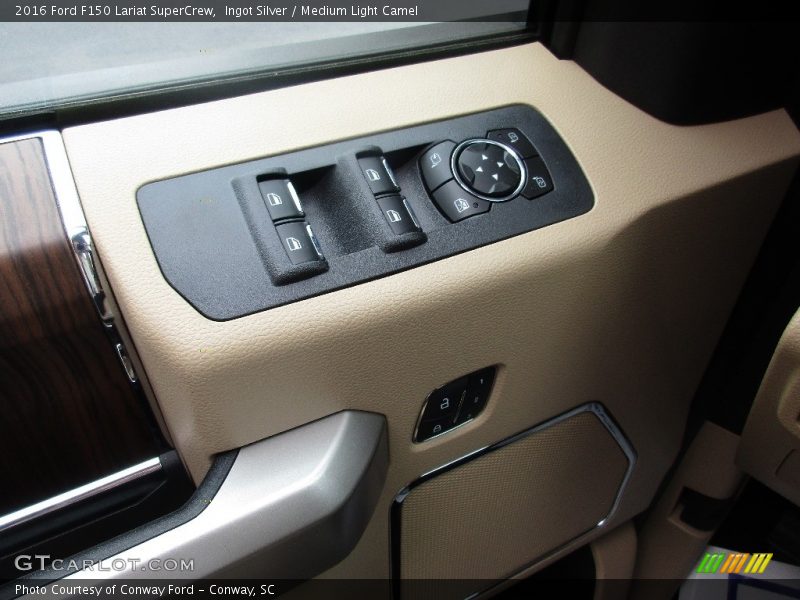 Ingot Silver / Medium Light Camel 2016 Ford F150 Lariat SuperCrew