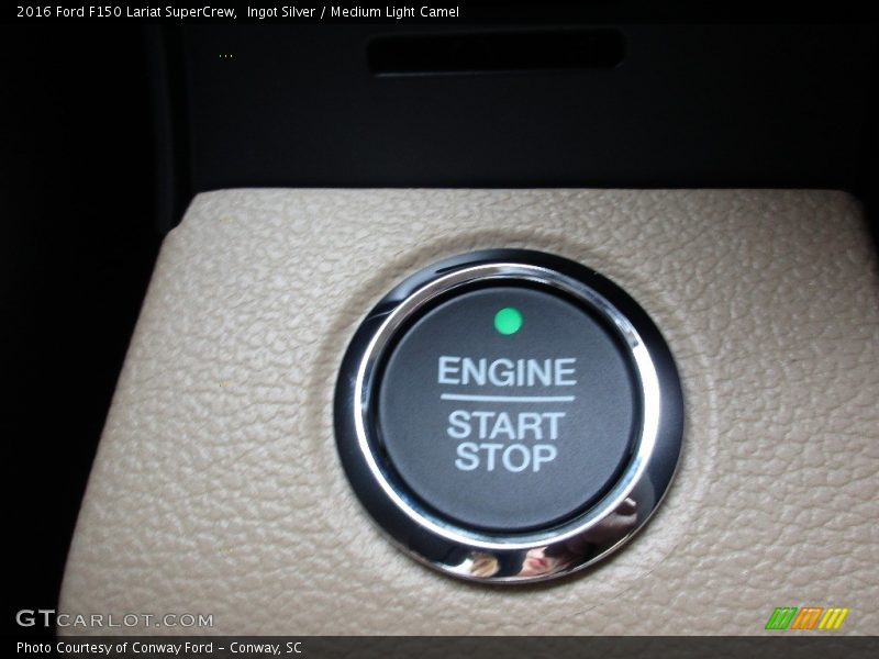 Ingot Silver / Medium Light Camel 2016 Ford F150 Lariat SuperCrew