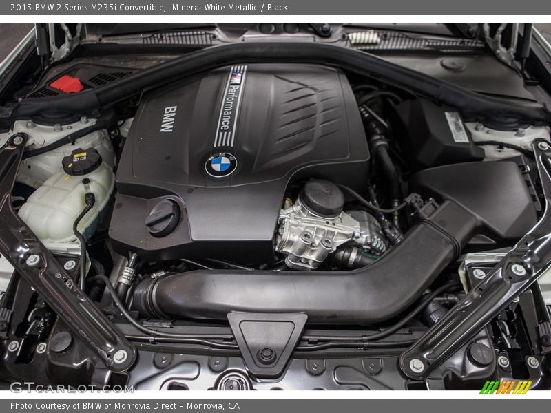 Mineral White Metallic / Black 2015 BMW 2 Series M235i Convertible