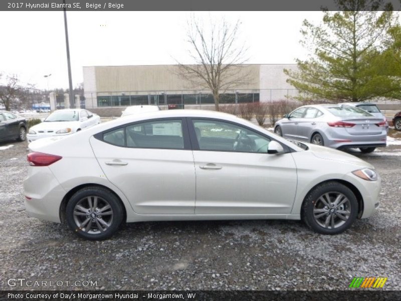 Beige / Beige 2017 Hyundai Elantra SE