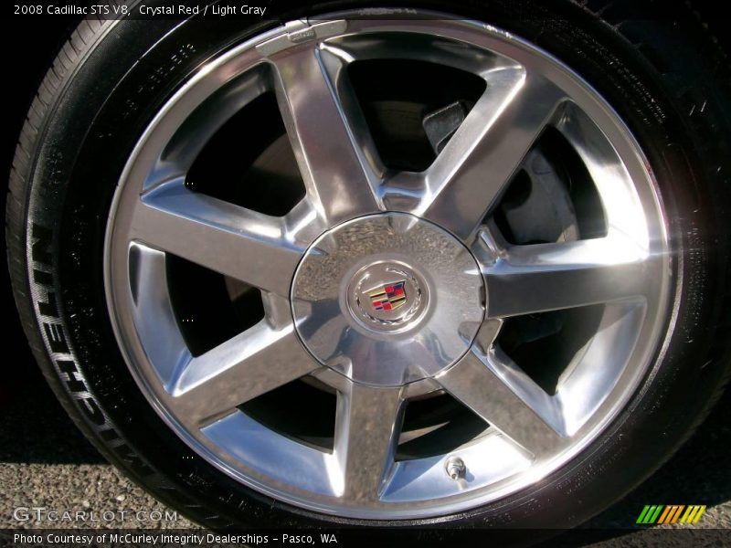 Crystal Red / Light Gray 2008 Cadillac STS V8