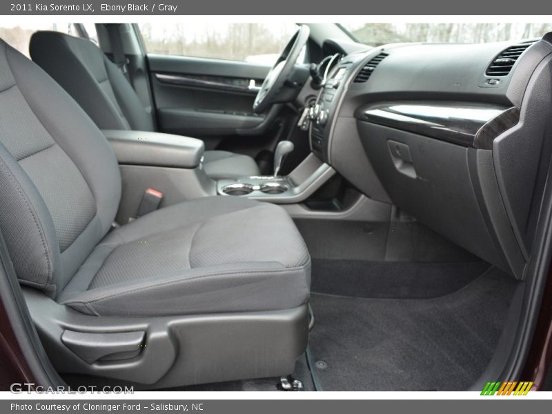 Ebony Black / Gray 2011 Kia Sorento LX