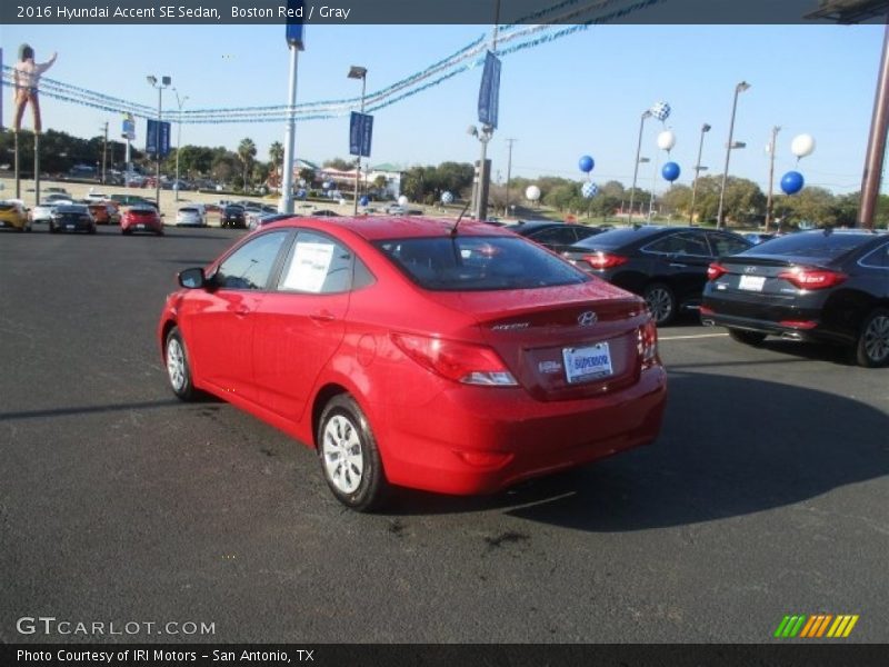 Boston Red / Gray 2016 Hyundai Accent SE Sedan