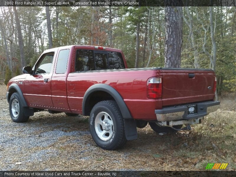 Toreador Red Metallic / Dark Graphite 2002 Ford Ranger XLT SuperCab 4x4