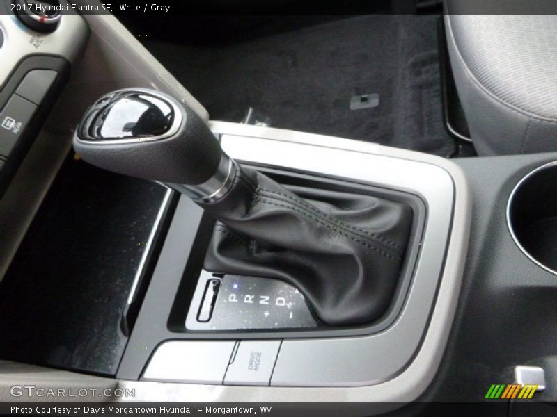 White / Gray 2017 Hyundai Elantra SE