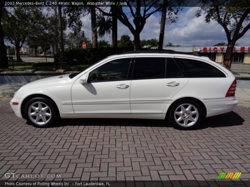 Alabaster White / Java 2003 Mercedes-Benz C 240 4Matic Wagon