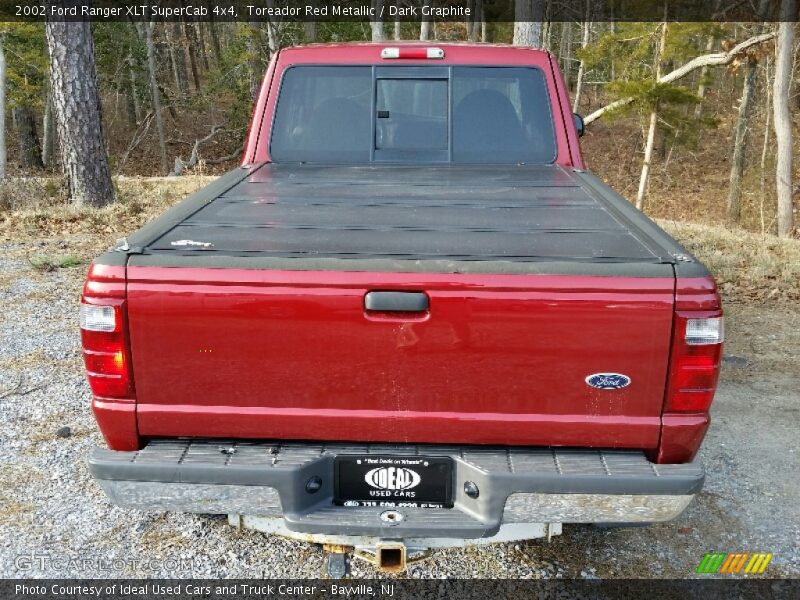 Toreador Red Metallic / Dark Graphite 2002 Ford Ranger XLT SuperCab 4x4