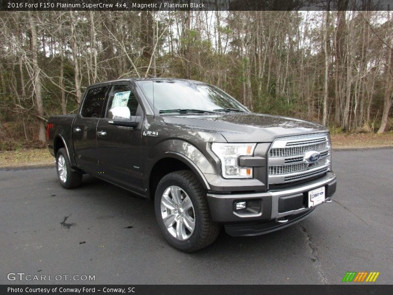 Magnetic / Platinum Black 2016 Ford F150 Platinum SuperCrew 4x4