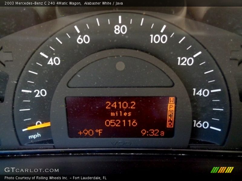 Alabaster White / Java 2003 Mercedes-Benz C 240 4Matic Wagon