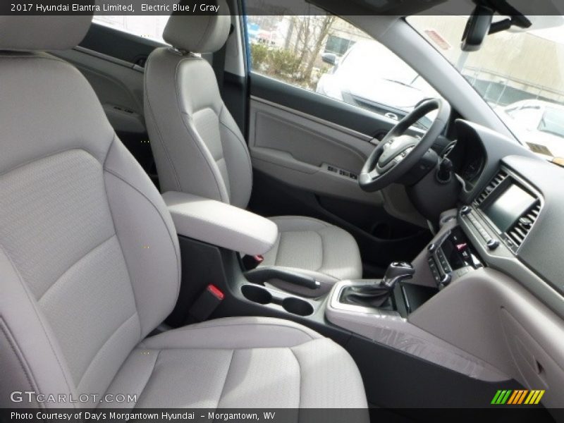 Electric Blue / Gray 2017 Hyundai Elantra Limited