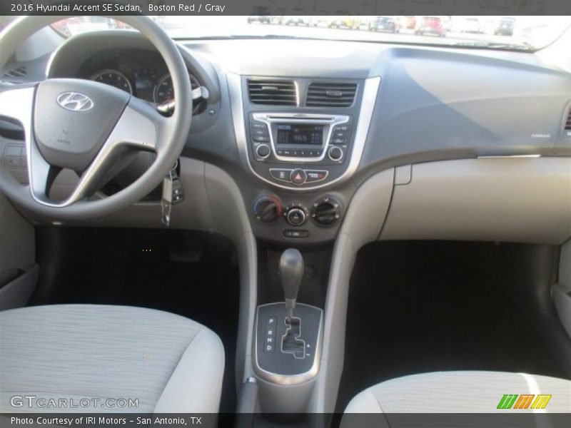 Boston Red / Gray 2016 Hyundai Accent SE Sedan