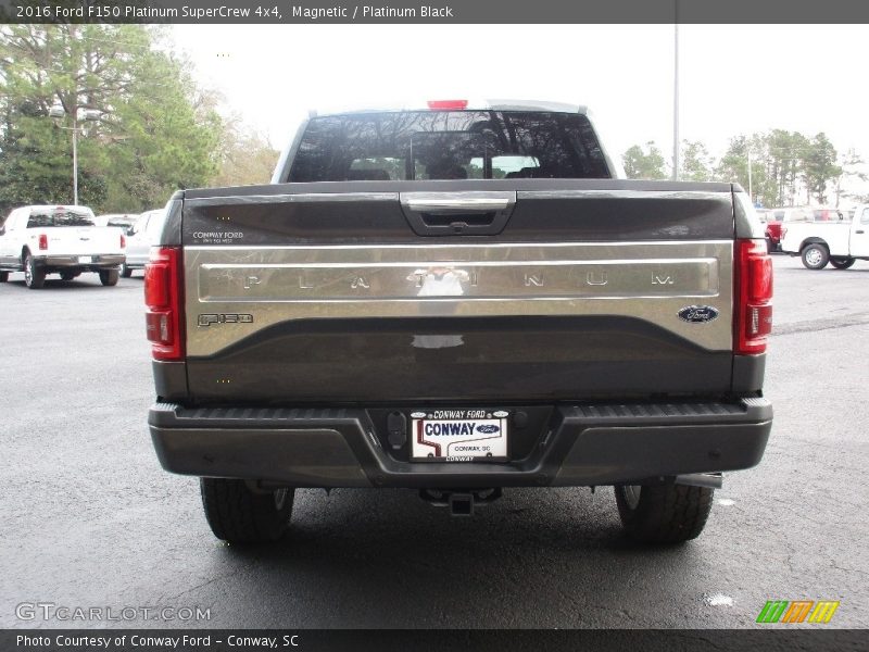 Magnetic / Platinum Black 2016 Ford F150 Platinum SuperCrew 4x4
