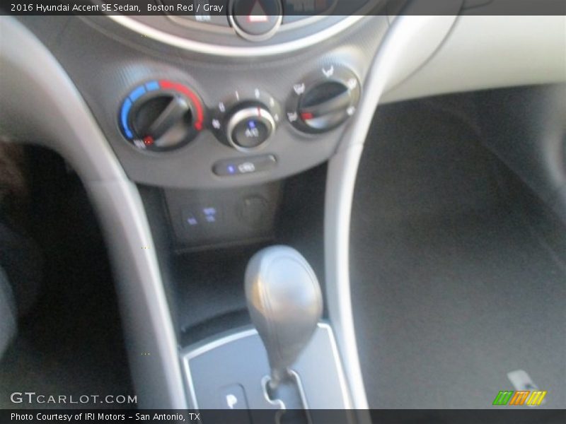 Boston Red / Gray 2016 Hyundai Accent SE Sedan