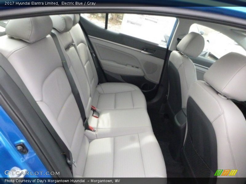 Electric Blue / Gray 2017 Hyundai Elantra Limited