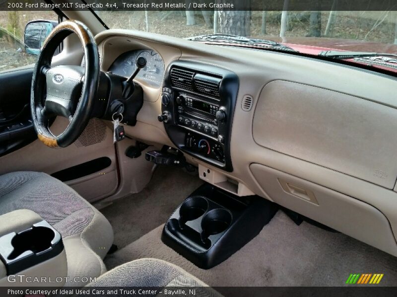 Toreador Red Metallic / Dark Graphite 2002 Ford Ranger XLT SuperCab 4x4