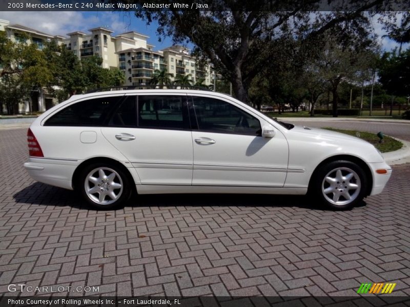Alabaster White / Java 2003 Mercedes-Benz C 240 4Matic Wagon