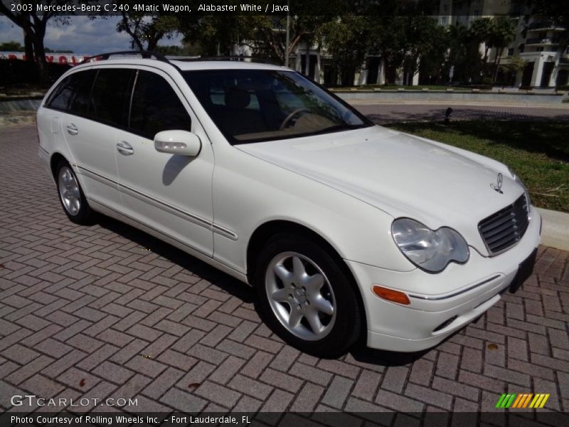 Alabaster White / Java 2003 Mercedes-Benz C 240 4Matic Wagon