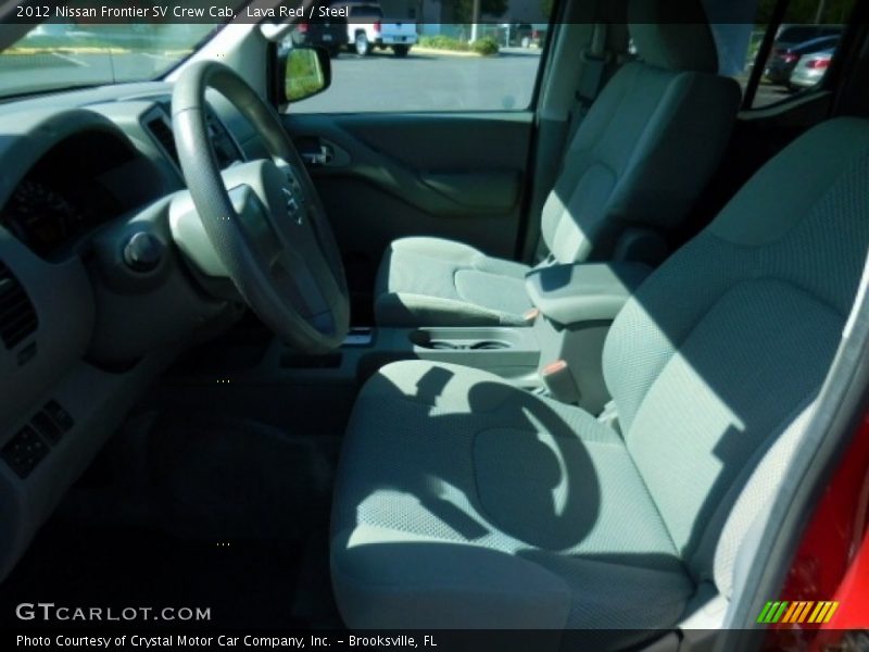 Lava Red / Steel 2012 Nissan Frontier SV Crew Cab