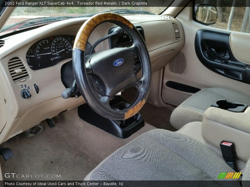 Toreador Red Metallic / Dark Graphite 2002 Ford Ranger XLT SuperCab 4x4