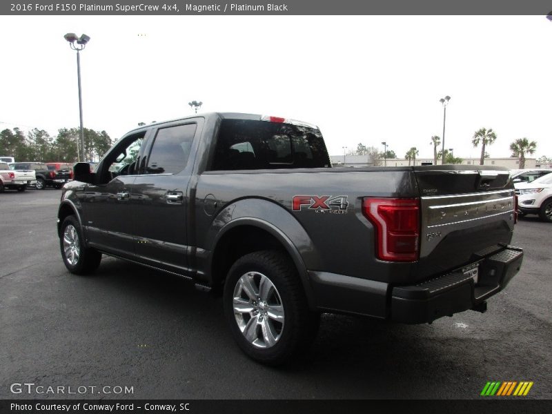 Magnetic / Platinum Black 2016 Ford F150 Platinum SuperCrew 4x4